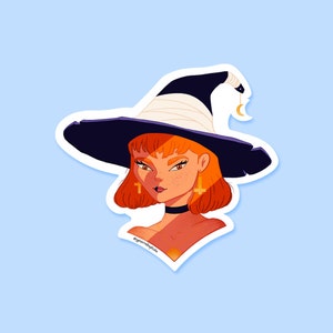 Sticker Sorcière - Witch Sticker - Accessoires Décoration