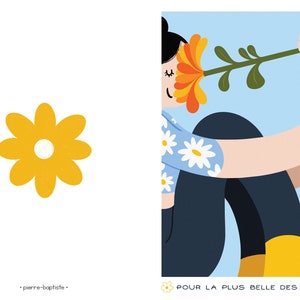 Carte de Voeux Florale - Fête des Mères - A6 / Floral Greeting Cards - Mother's Day image 5