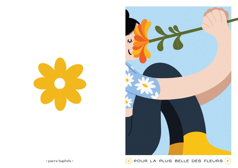 Carte de Voeux Florale - Fête des Mères - A6 / Floral Greeting Cards - Mother's Day image 5