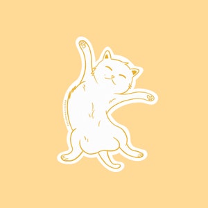 Sticker Chat / Cat Sticker (1/3) - Accessorio carino per smartphone o laptop