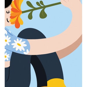 Carte de Voeux Florale - Fête des Mères - A6 / Floral Greeting Cards - Mother's Day image 2