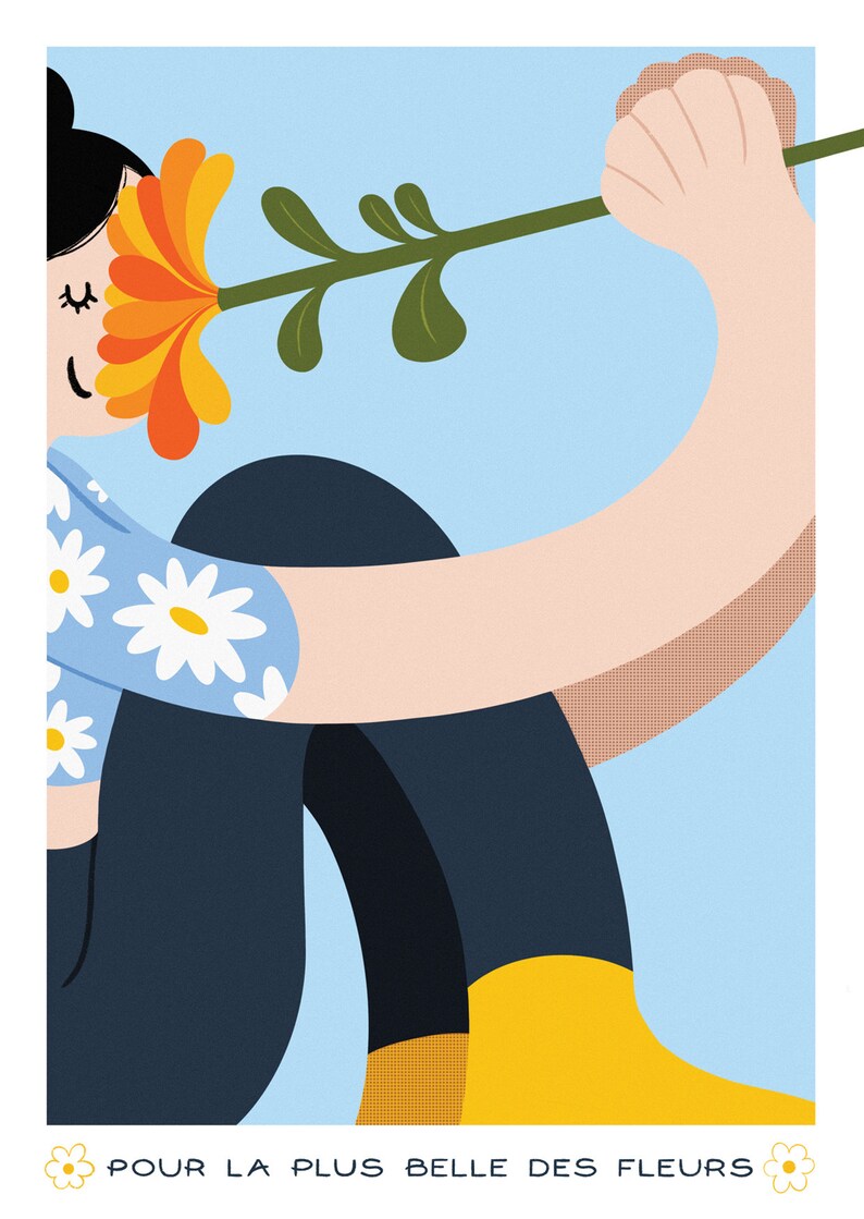 Carte de Voeux Florale - Fête des Mères - A6 / Floral Greeting Cards - Mother's Day image 2