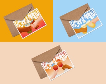 Cartes d'Anniversaire - Pack de 3 - A6 / 3 Pack - Birthday Cards - A6