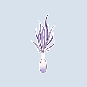 Sticker Plante Extraterrestre / Extraterrestrial Plant Sticker (3/3)