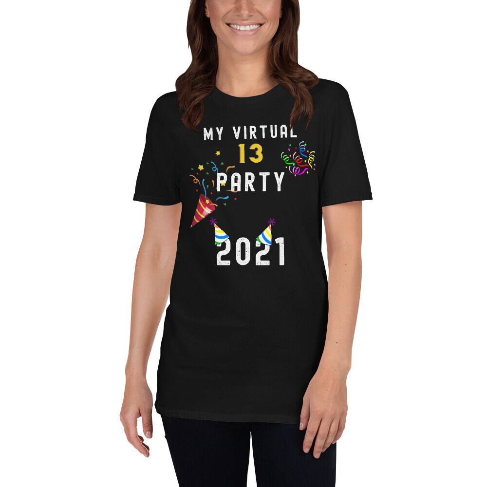 Virtual 13th Birthday T Shirt Birthday T Shirts for women | Etsy