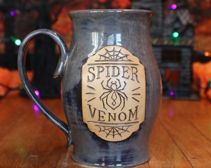 Spider Venom Potion Label Mug