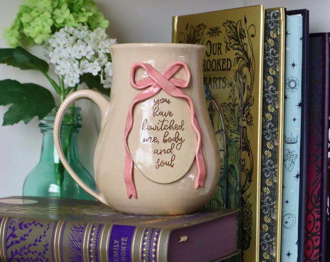 You Have Bewitched Me - Pride and Prejudice Bow Ribbon Mug