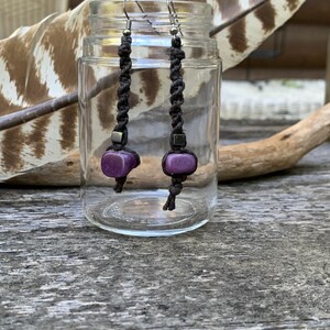 Purple Stone EArrings