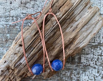 Blue Stone Earrings