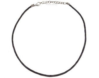 Black Choker. Black Plain Choker. Black Cord Choker. Cord Choker. Cord Necklace. Jewellery. Jewelry. 90s Choker. Adjustable.