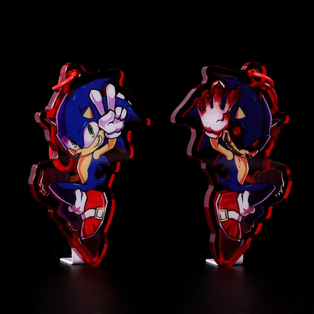 PRE-ORDER | Scary Sonic Charms | Sonic.exe / Possessed Amy / Tails Doll ...