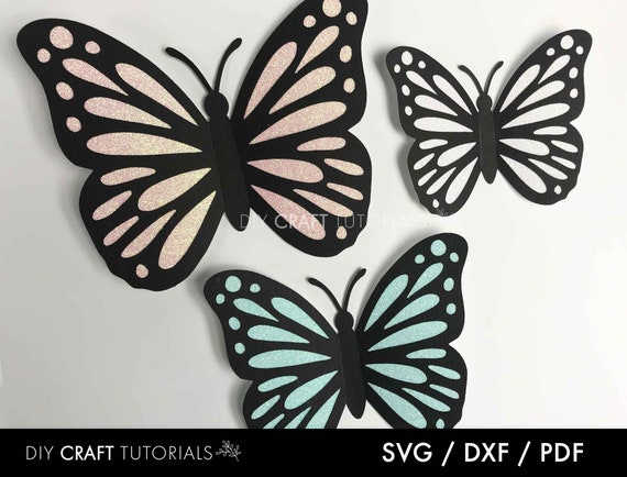 butterfly svg butterfly template 3d butterfly svg printable etsy australia