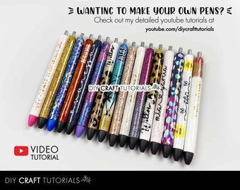 Personalized Epoxy Pens – Crafty Sisters Co.