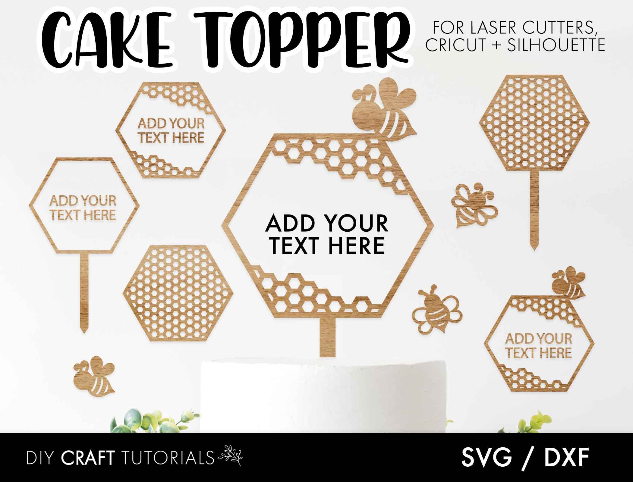 Cake Topper SVG Svg Laser Cut File Cricut Svg Etsy Australia