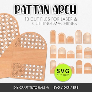 Arco in rattan SVG, Rattan SVG, Modelli di canne in rattan, Fascio di rattan SVG, Modello in rattan SVG, Targa con nome SVG, taglio laser SVG, Glowforge SVG