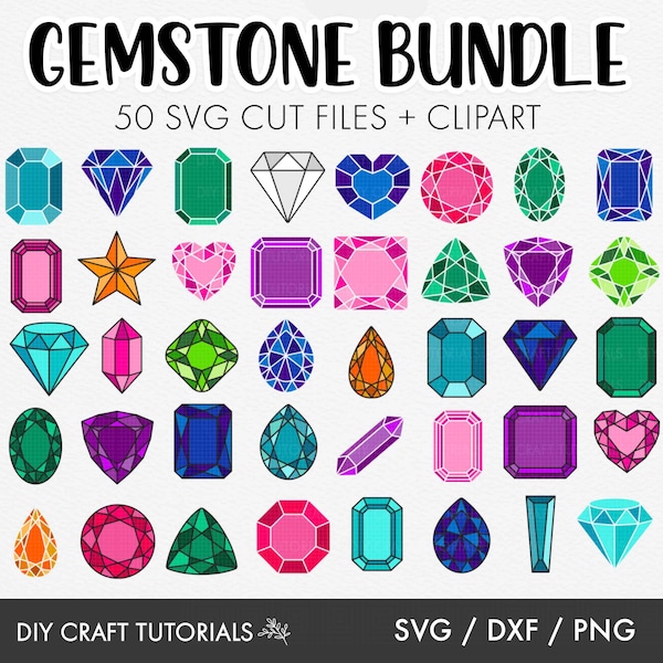 Gemstone svg bundle, gem svg, crystal svg, jewel svg, diamond svg, geometric svg, precious stone svg, laser cut svg, cricut svg