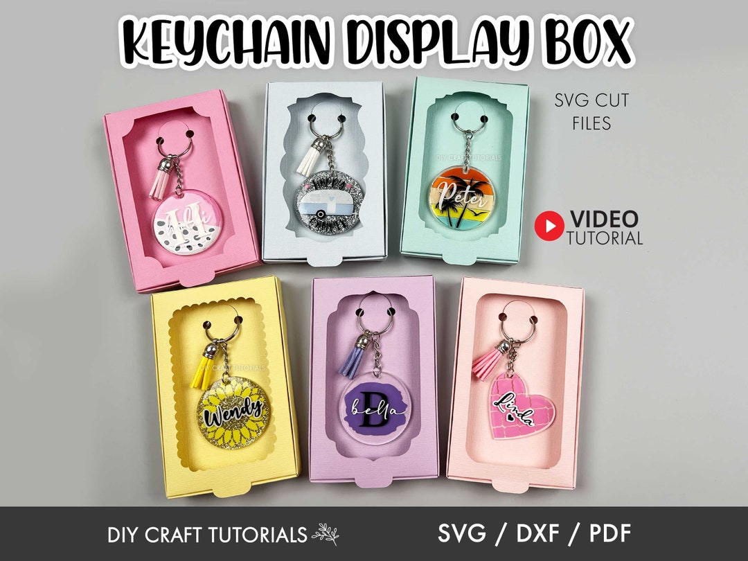Ornate Double Keychain Display Card SVG – DIY Craft Tutorials