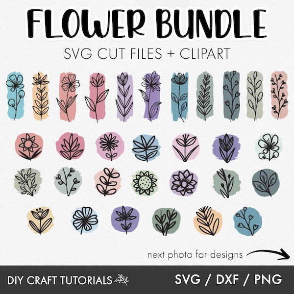 Flower svg, Paint Brush Stroke svg, Paint Brush svg, Paint splatter svg, Paint stroke svg, keychain svg, cricut svg, svg bundle, leaves svg