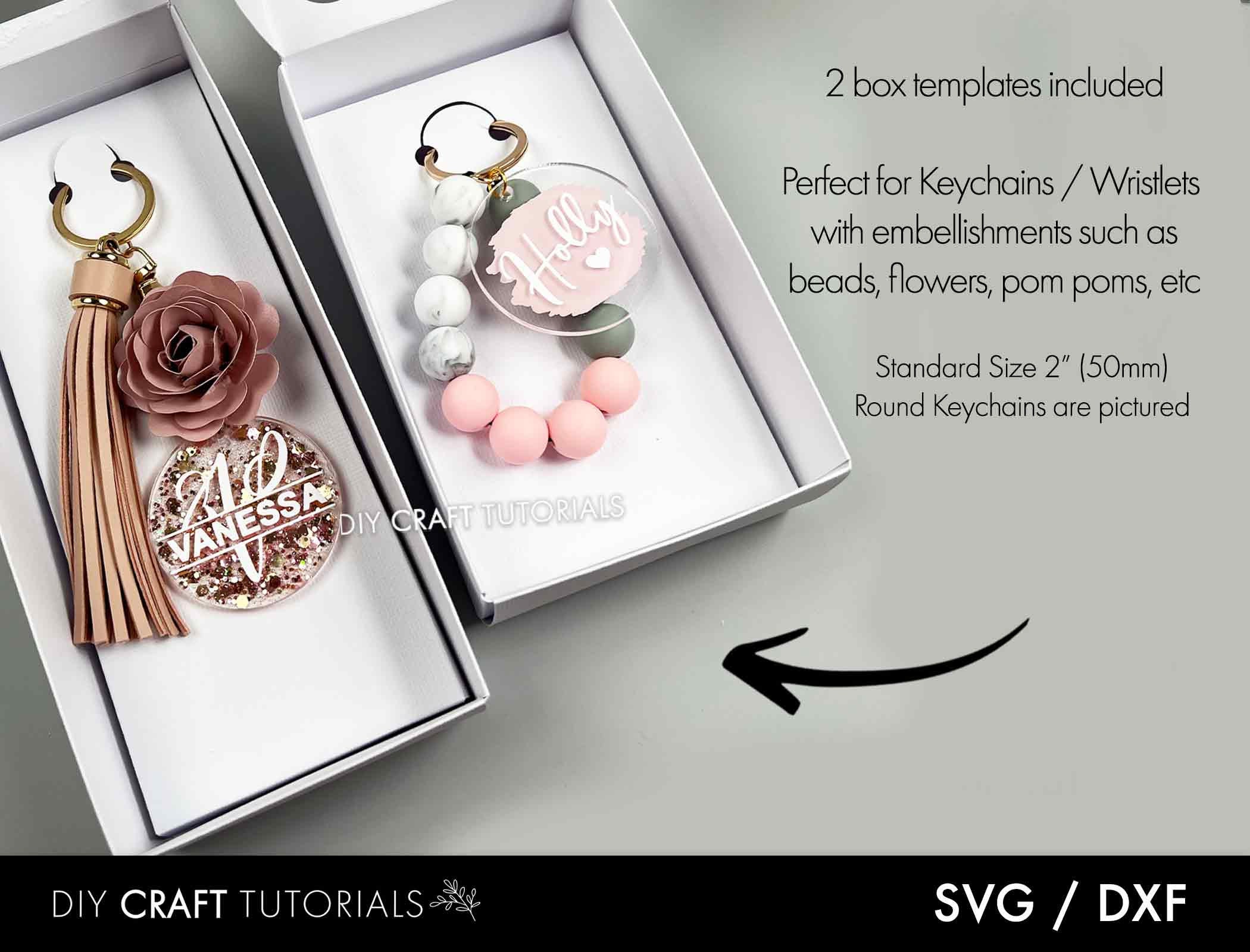 Keychain Box SVG Keychain Display Box Template Keychain Etsy Australia