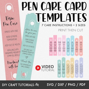 Pen Care Card svg, pen svg, care card svg, glitter pen svg, pen display card svg, Pen Holder SVG, pen display card, pen holder svg