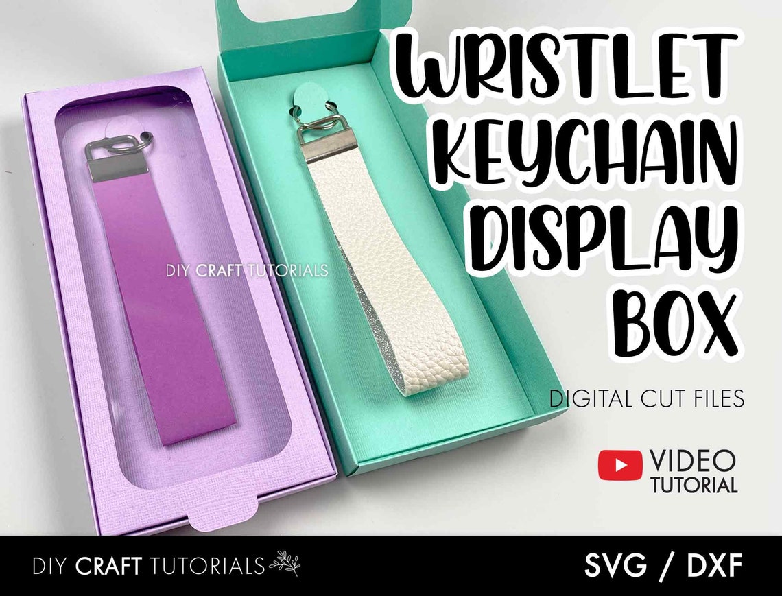 Keychain Box Template Bundle Keychain Box SVG Keychain Etsy Australia