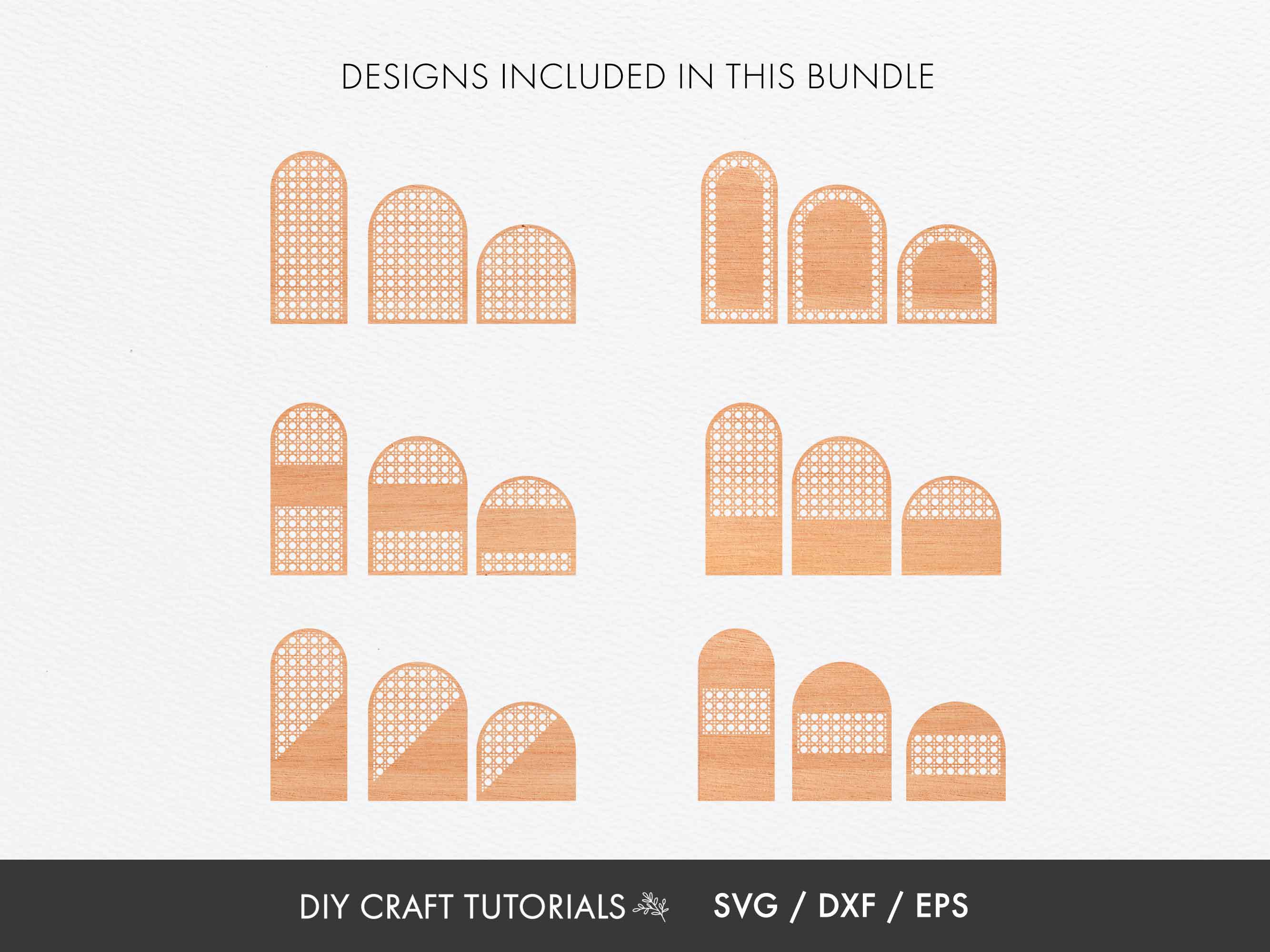 Rattan Arch SVG, Rattan SVG, Rattan Cane Patterns, Rattan Bundle Svg ...