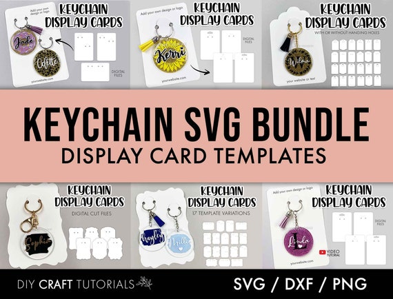 Keychain Display Card Svg, Keychain Display Card Template, Keychain  Packaging Svg, Keychain Svg, Packaging Svg, Svg Cut Files, Cricut Svg -   New Zealand