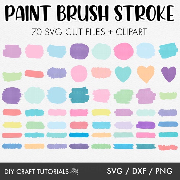 Paint Brush Stroke svg, Paint Brush svg, Paint splatter svg, Paint stroke svg, keychain svg, cricut svg, svg bundle, laser cut file