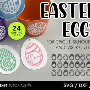 Easter bucket svg, Easter basket tags, Easter Egg svg, easter svg, monogram svg, spring svg, glowforge svg, laser cut files, cricut svg