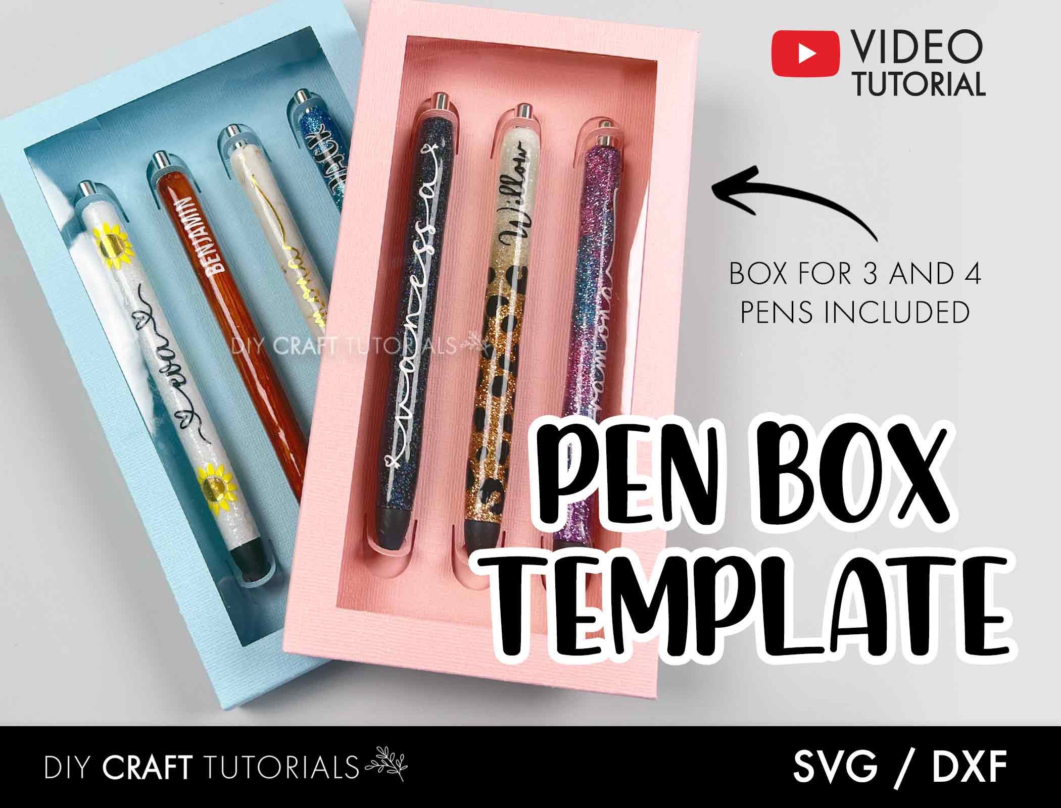 Epoxy Pen SVG BUNDLE Pen Wrap Svg Pen Box Svg Epoxy Pen Box Etsy UK