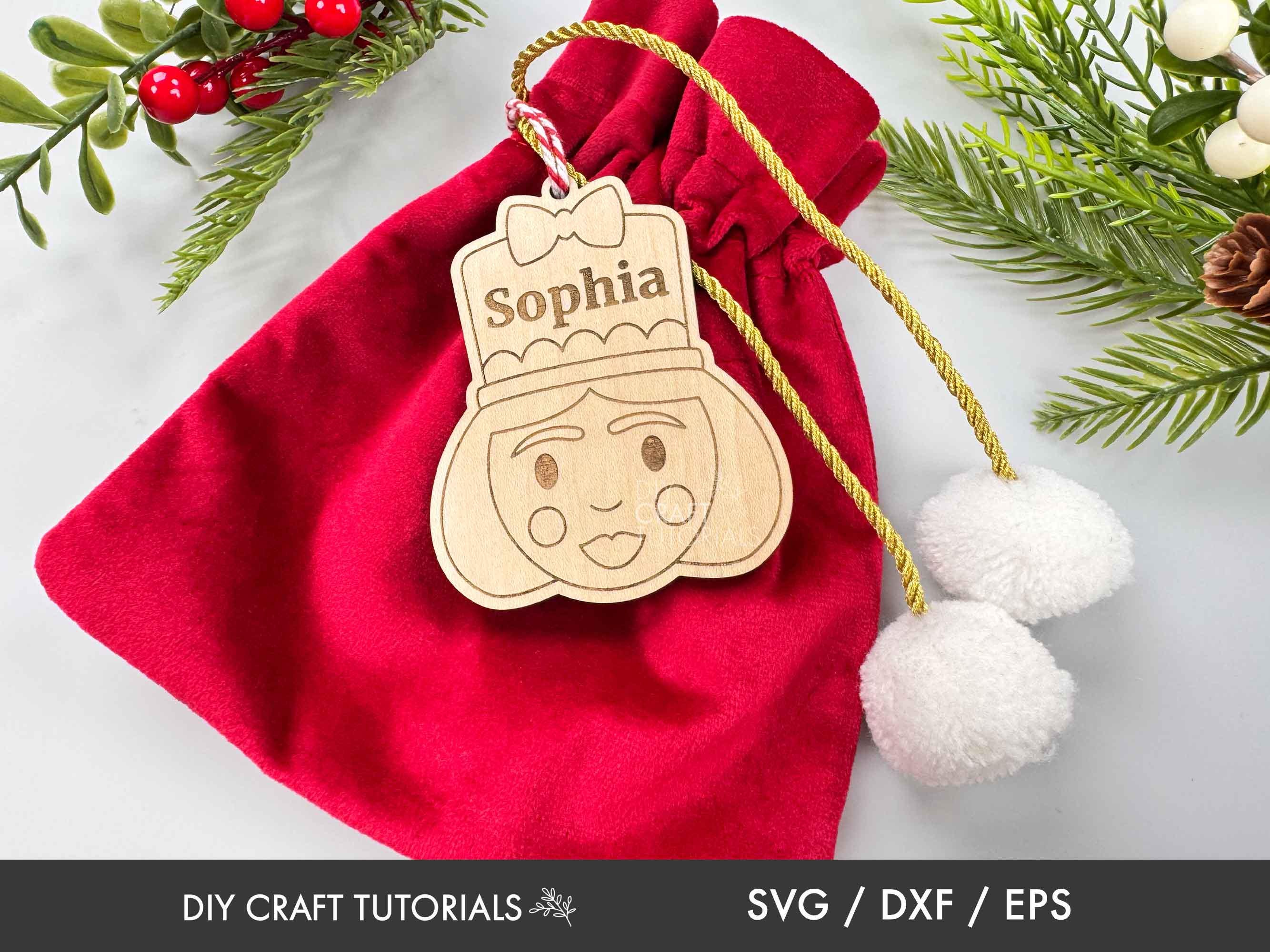 くるみ割り人形のオーナメント SVG バンドル: クリスマスストッキング