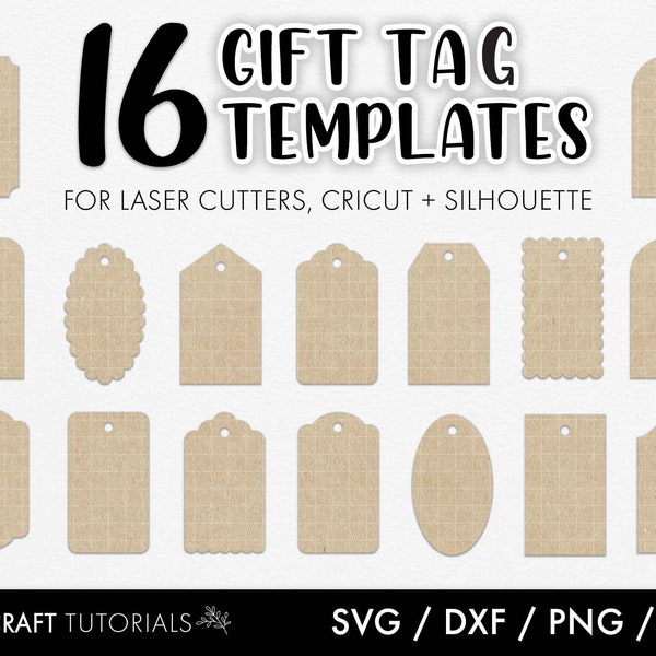 Geschenkanhänger SVG, Tags svg, label svg, Geschenkanhänger Vorlage, glowforge svg, lasergeschnittene Datei, Weihnachtstags svg, svg bundle, svg Dateien für cricut