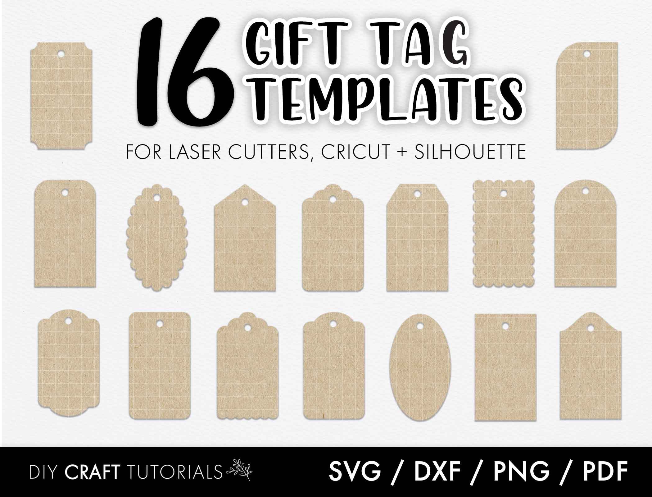 Gift Tags SVG Tags Svg Label Svg Gift Tag Template Etsy
