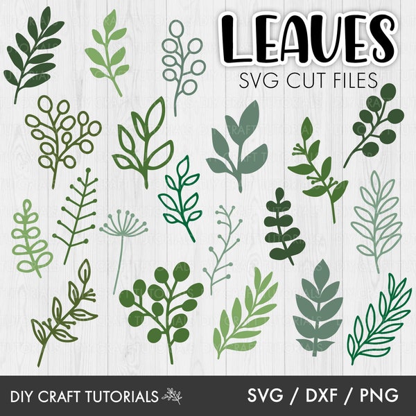 SVG Bundle, Leaves svg, Layered Leaf svg, Fall Leaf svg, Autumn leaf svg, glowforge svg, leaf clipart, laser cut files, leaf svg