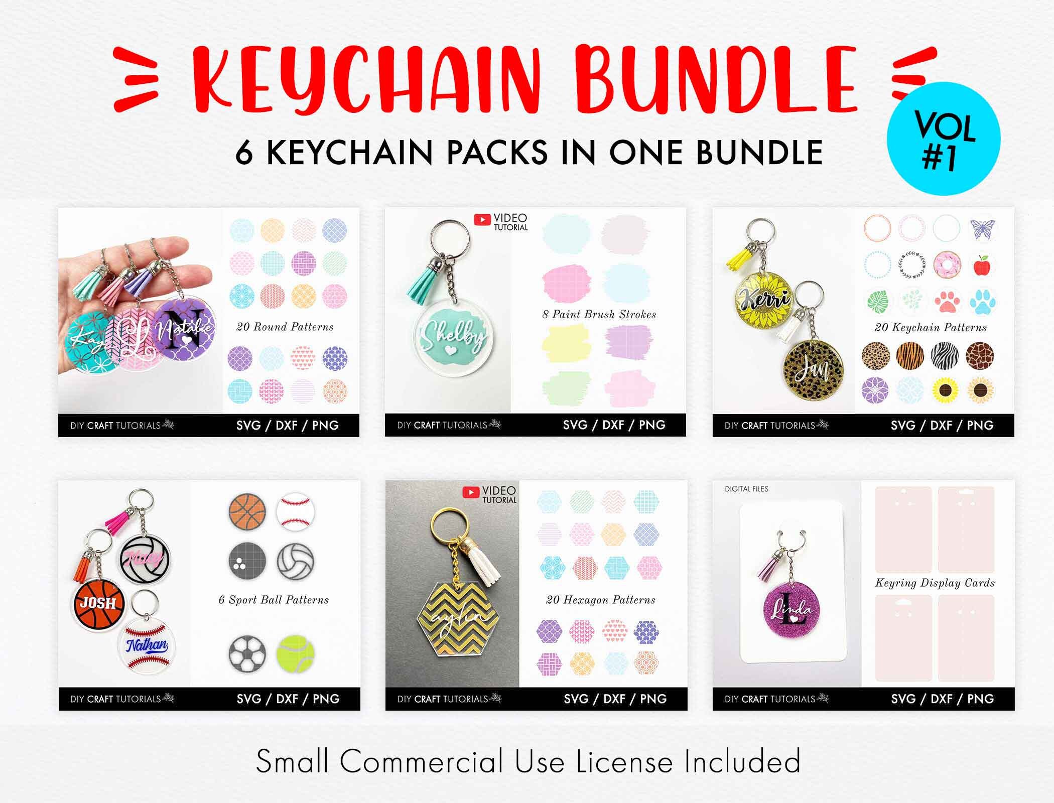 Download Keychain Pattern SVG Bundle Round Pattern svg Circle | Etsy