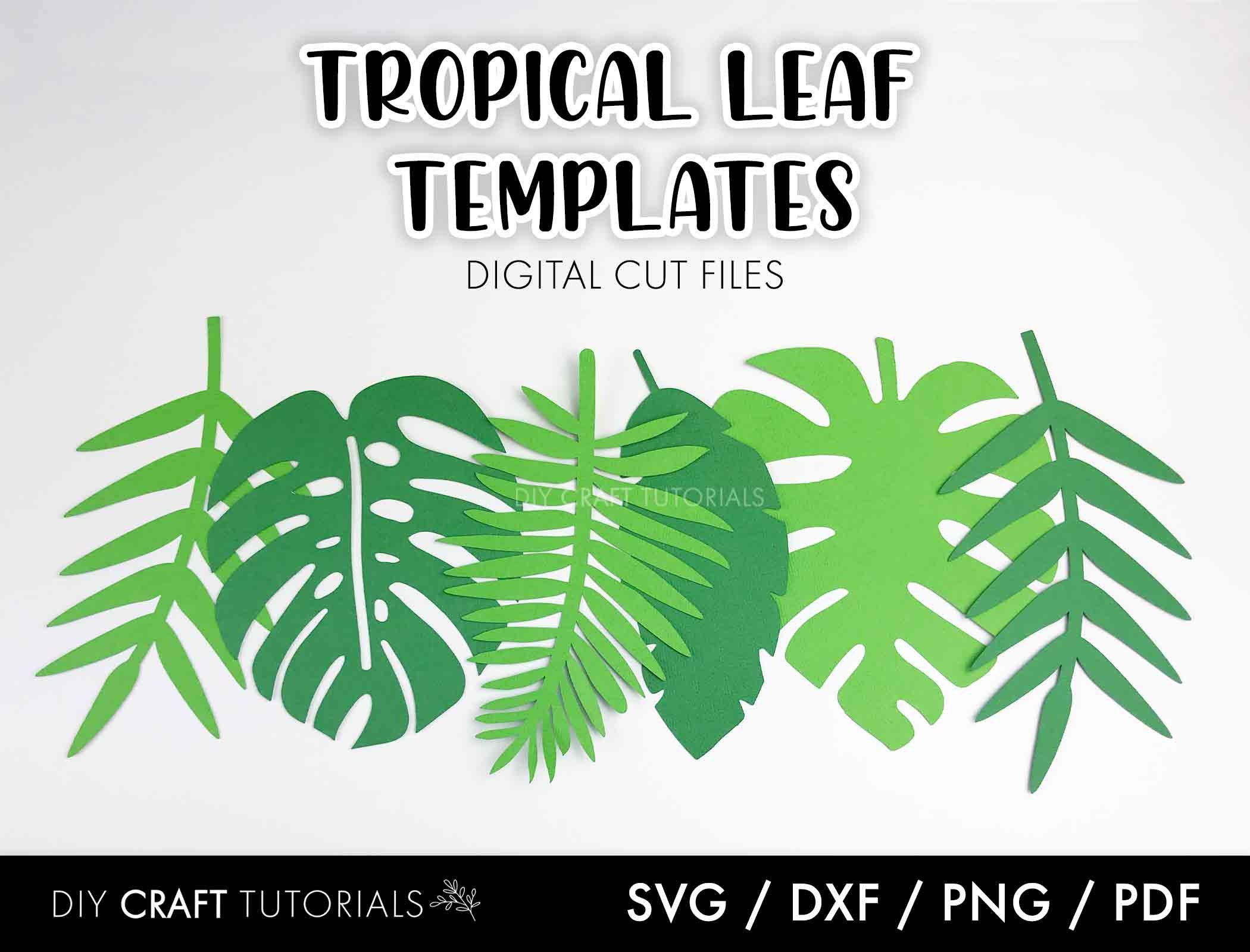 Jungle Leaf Templates To Cut Out Jungle Leaf Templates To Cut Out