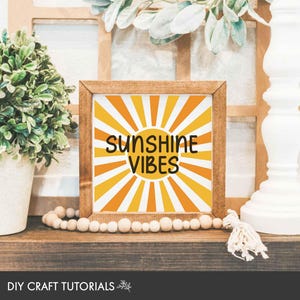 Sun SVG Bundle | Boho Sun SVG Cut Files | Retro Sunshine Clipart image 6