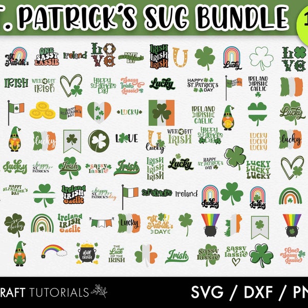 St Patrick's Day SVG bundle, St Patrick's Day SVG, st patricks day shirt, shamrock svg, st patricks day png, saint patrick, svg for cricut