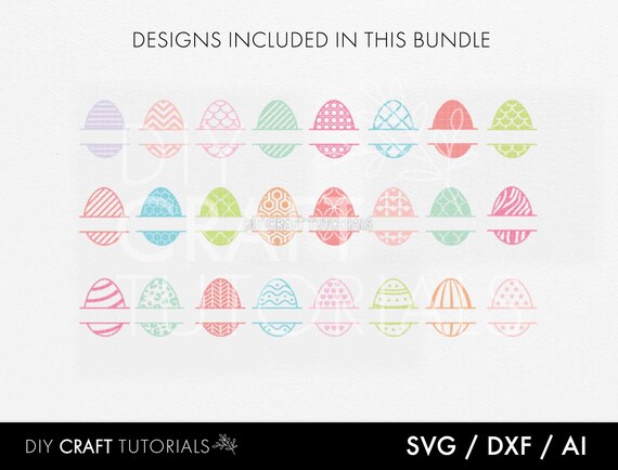 9 Easter Egg SVG Ornate Easter bucket basket stickers svg Swirl Fancy