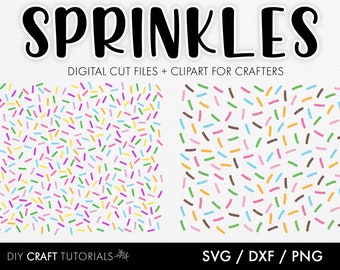 Sprinkles SVG Bundle: Confetti Pattern Cut Files