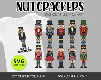 Pacchetto SVG Schiaccianoci di Natale: Clipart delle feste