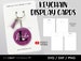 Keyring Display Card Svg, Keyring Display Card Template, Keychain Packaging, Key Ring Tag svg, keychain svg, Packaging svg 