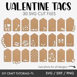 Valentines Day Gift Tag SVG, gift tag template, heart tag svg, valentine gift tag svg, glowforge svg, laser cut file, svg files for cricut