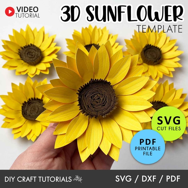 Paper Sunflowers - Etsy