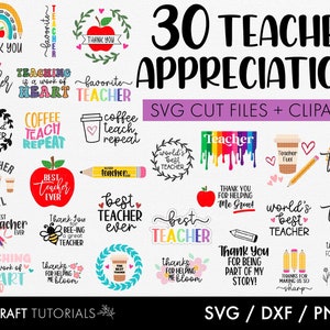 Teacher Appreciation svg, Teacher svg, Teacher Quote Svg, Teacher shirt Svg, Back to School, school svg, svg files for cricut, svg bundle