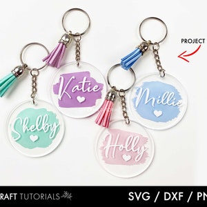 Paint Brush Stroke svg, Paint Brush svg, key ring pattern svg, Paint splatter svg, Paint stroke svg, keychain svg, paint brushes for cricut image 3