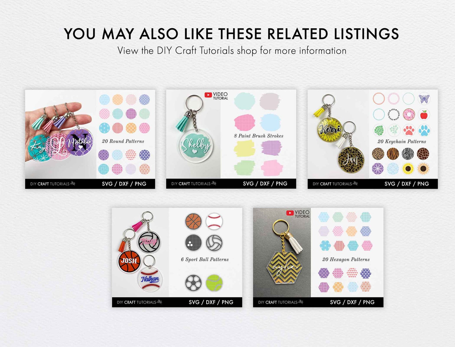 Keyring Display Card Svg Keyring Display Card Template | Etsy