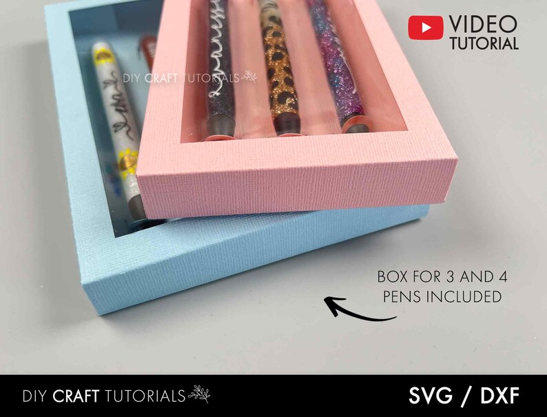 Pen Box SVG Epoxy Pen Box Template Resin Pen Box Svg Epoxy Etsy Hong Kong