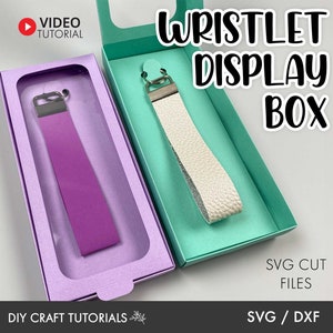 Caja de pulsera SVG, caja de llavero SVG, llavero SVG, llavero de pulsera SVG, embalaje de llavero, llavero svg, embalaje svg, caja de regalo svg