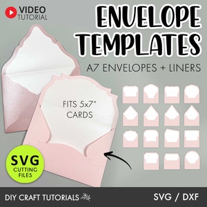 A7 Envelope Template, 5.25 x 7.25 envelope template, A7 Envelope SVG, Envelope svg, wedding invitation envelope template, cricut svg
